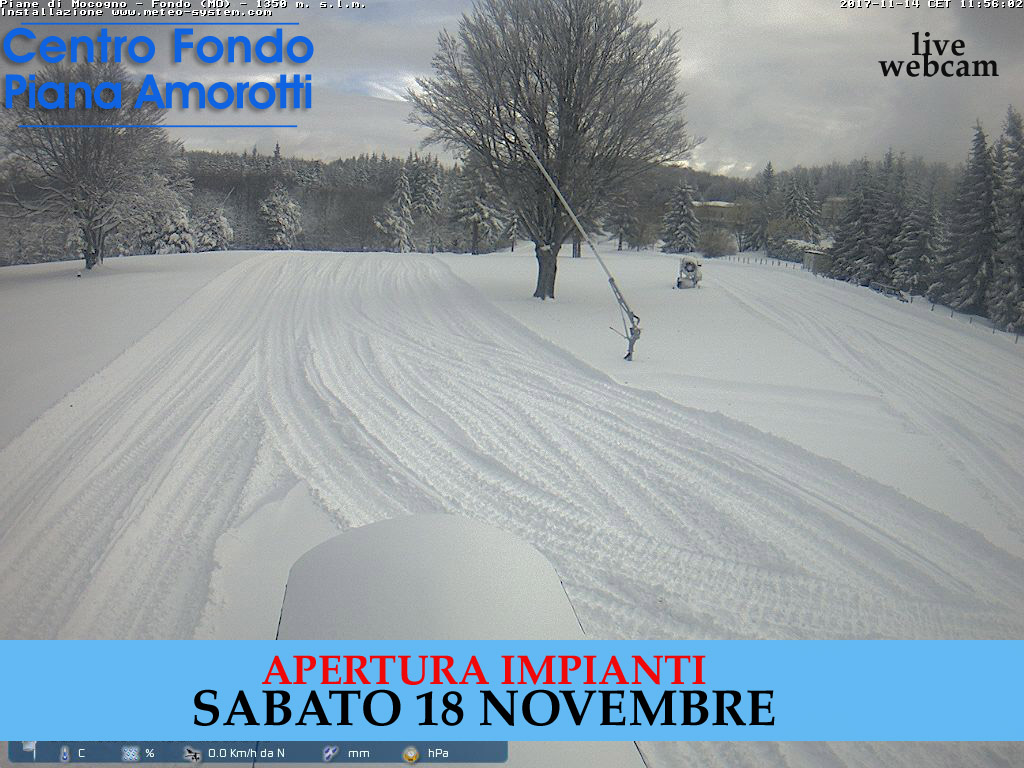 Apertura Impianti Sabato 18 novembre