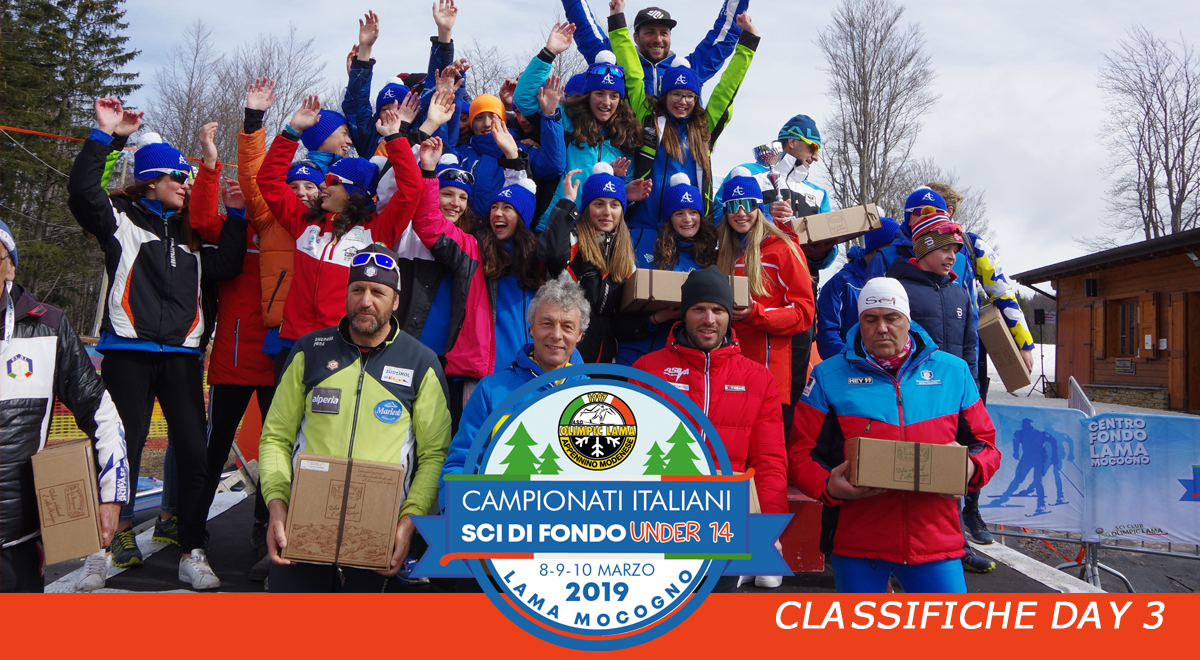 Conclusi i Campionati Italiani u14 e la Coppa Italia Sportful e U23 2019. I vicintori e le classifiche.
