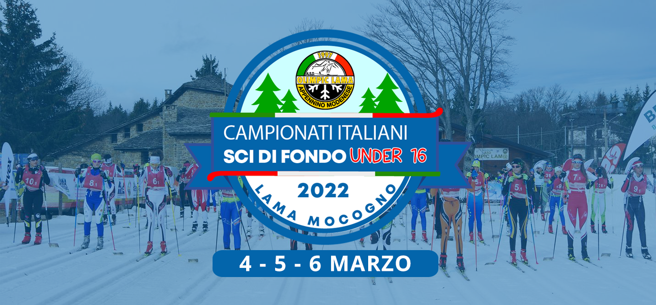 Il Centro Fondo Lama Mocogno ospita i Campionati Italiani Sci di Fondo U16 e la Coppa Italia Gamma 2022