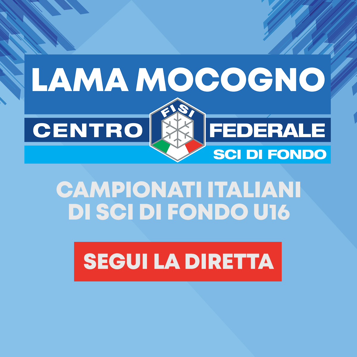 Diretta dei Campionati Italiani di Sci di Fondo - DAY 1